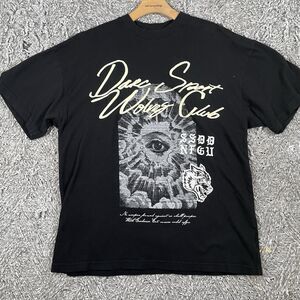 Darc Sports Wolves Club T-Shirt Men's Size Medium Short Sleeve Black 847 of 2000